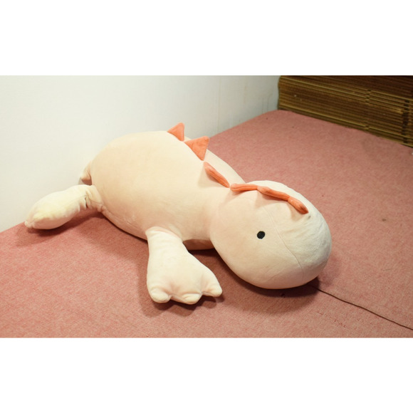 PillowfortDinosaur Weighted Plush Kids' Throw Pillow Pink (Dirt Marks) - Picture 1 of 6